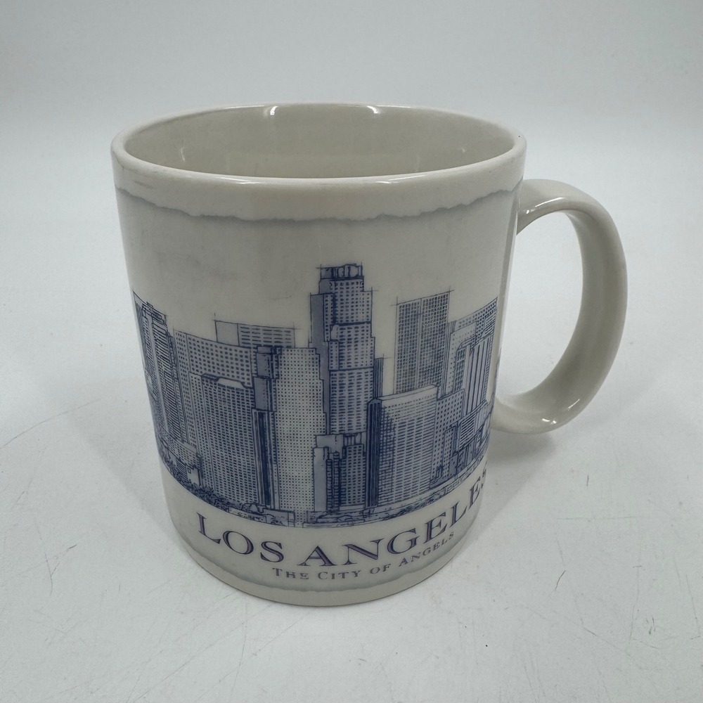 Starbucks Los Angeles Mug City‎ Skyline Coffee Cup 18 fl oz Great Condition 2010